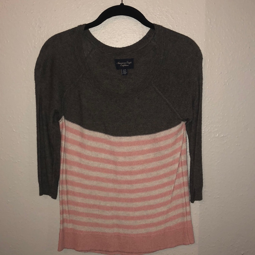 American Eagle Striped Sweater